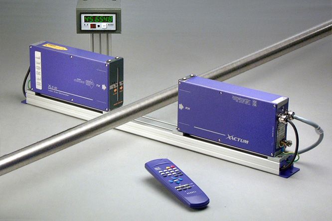 MARPOSS laser micrometer for on-line diameter measurement